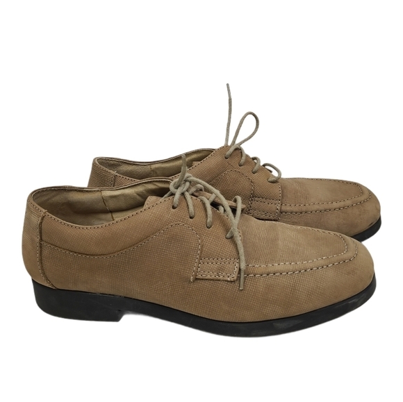 Rockport Tan Leather Lace-up‎ Up Shoe 7.5 - Picture 1 of 7